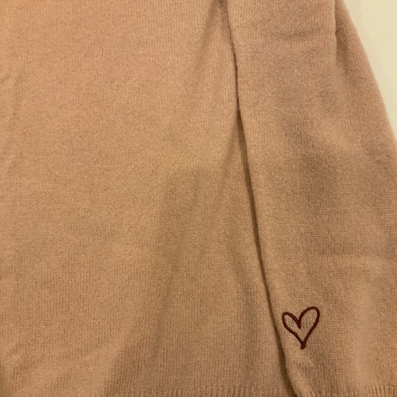 525 AMERICA Cold Shoulder 100% Cashmere Sweater - Picture 6 of 6